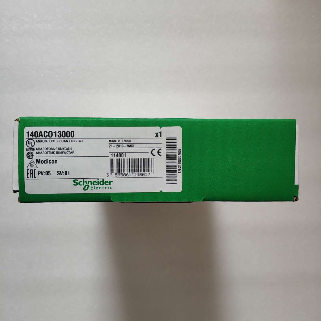 140ACO13000 Schneider Analog output module - 8 O multirange NEW IN BOX