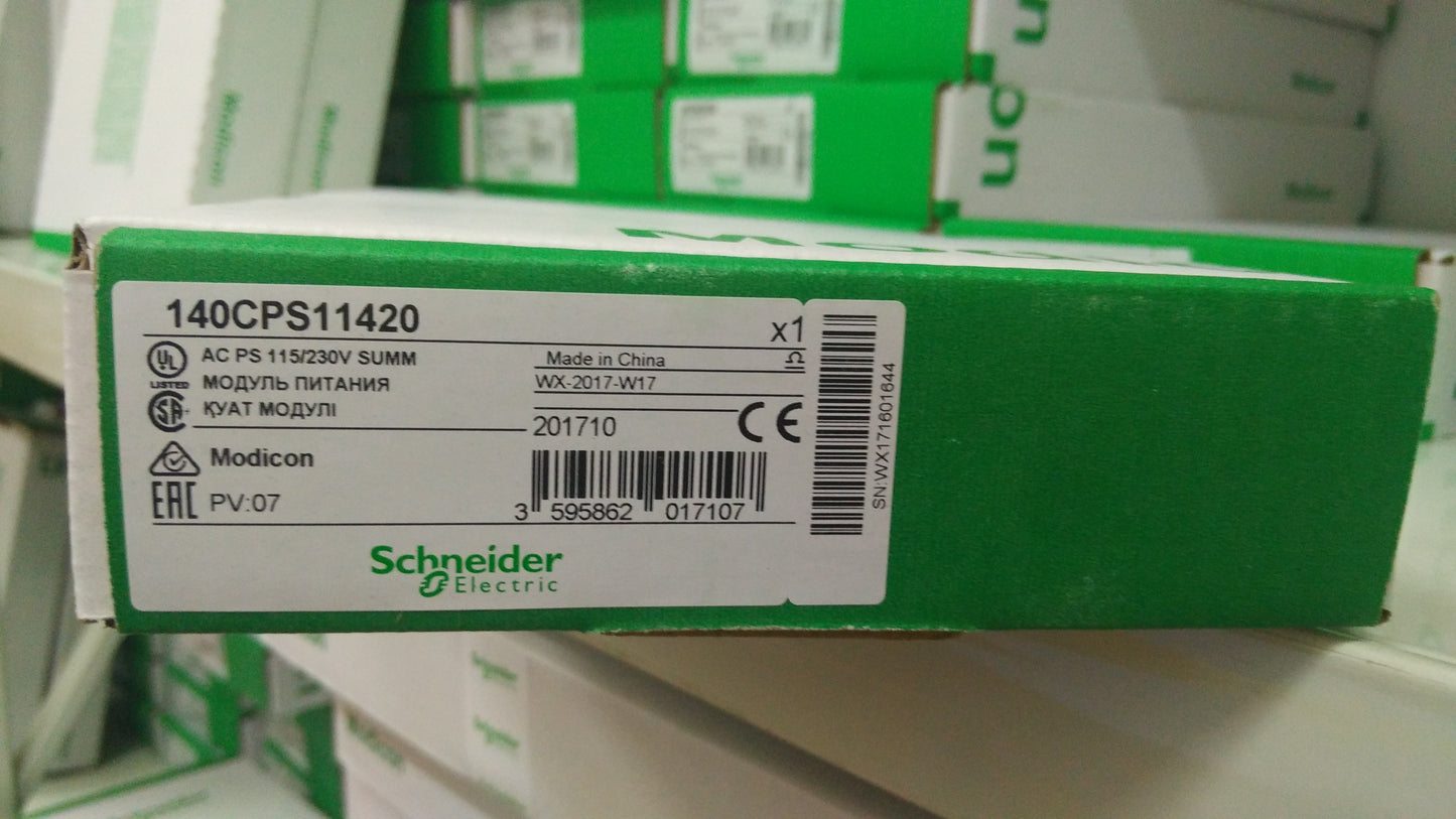 140CPS11420 Schneider programmable logic controller, power supply NEW IN BOX