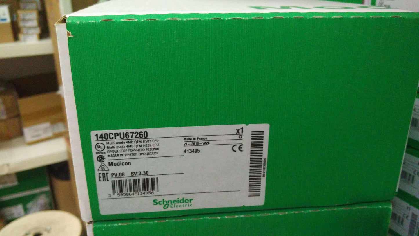 140CPU67260 Schneider Unity Hot Standby processor NEW IN BOX