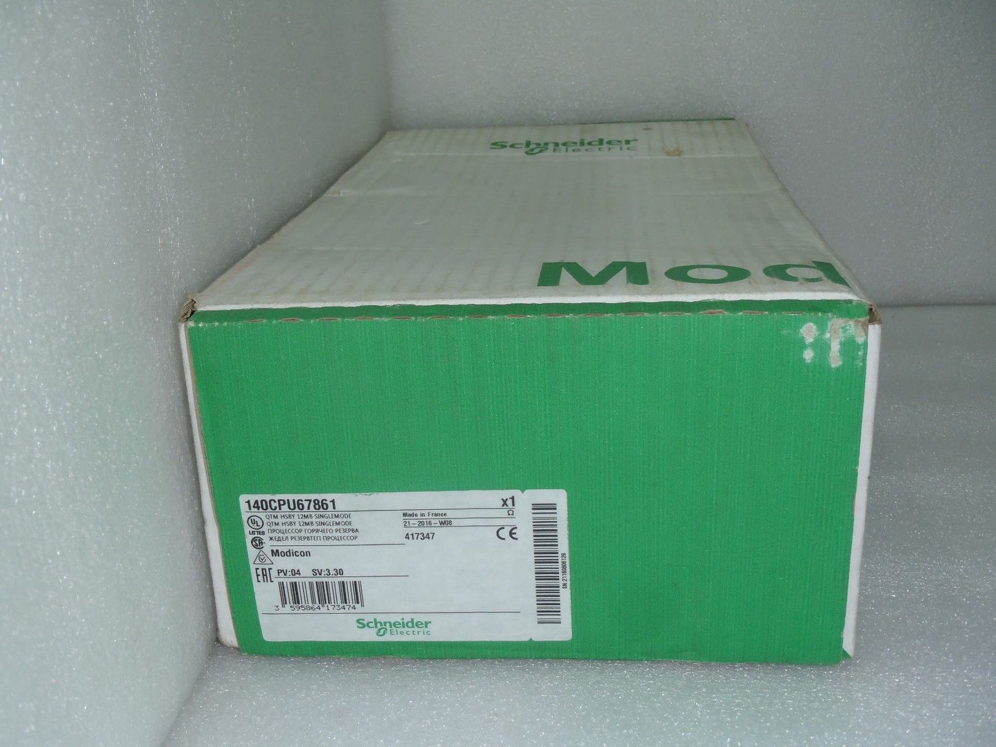 140CPU67861 Schneider Unity Hot Standby processor with single mode Ethernet NEW IN BOX