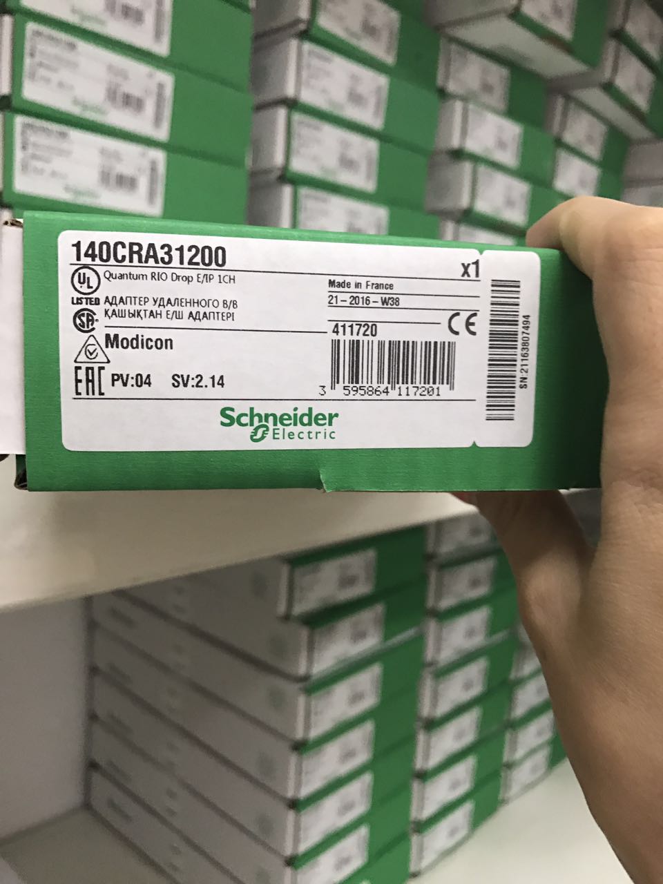140CRA31200 Schneider Quantum RIO Drop E/IP 1CH NEW IN BOX