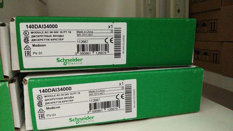 140DAI34000 Schneider discrete input module 16 I - 24 V AC NEW IN BOX