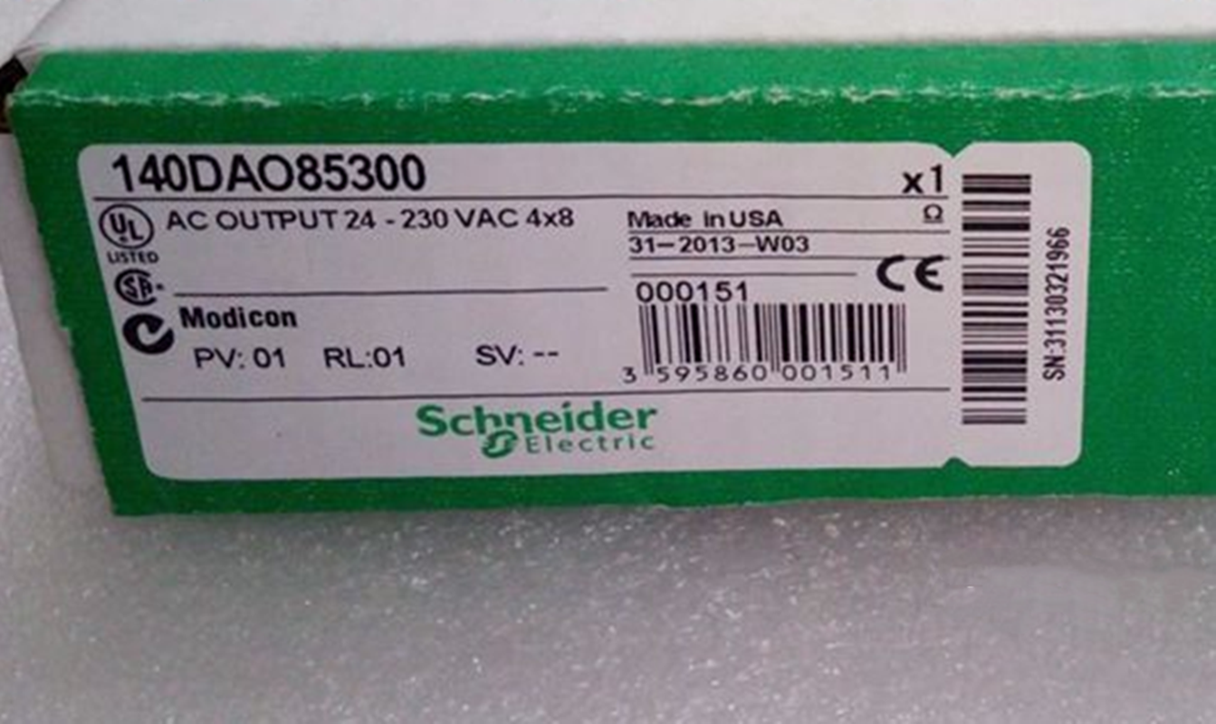140DAO85300 Schneider discrete output module- 32 O - 20..253 V AC NEW IN BOX