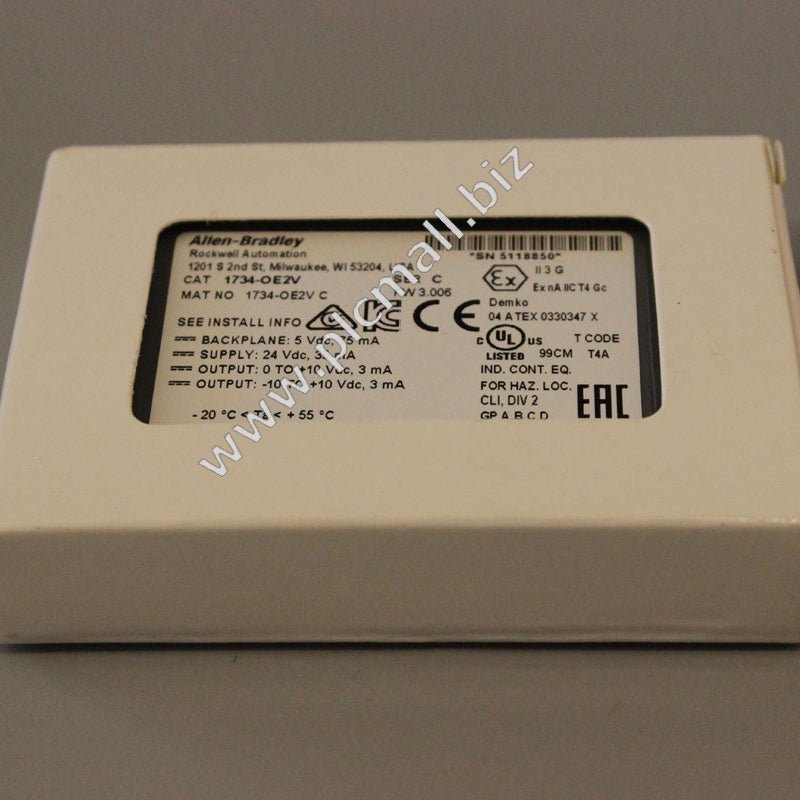 1734-OE2V Allen Bradley POINT I/O 2 Point Analog Output Module Brand new Fast shipping