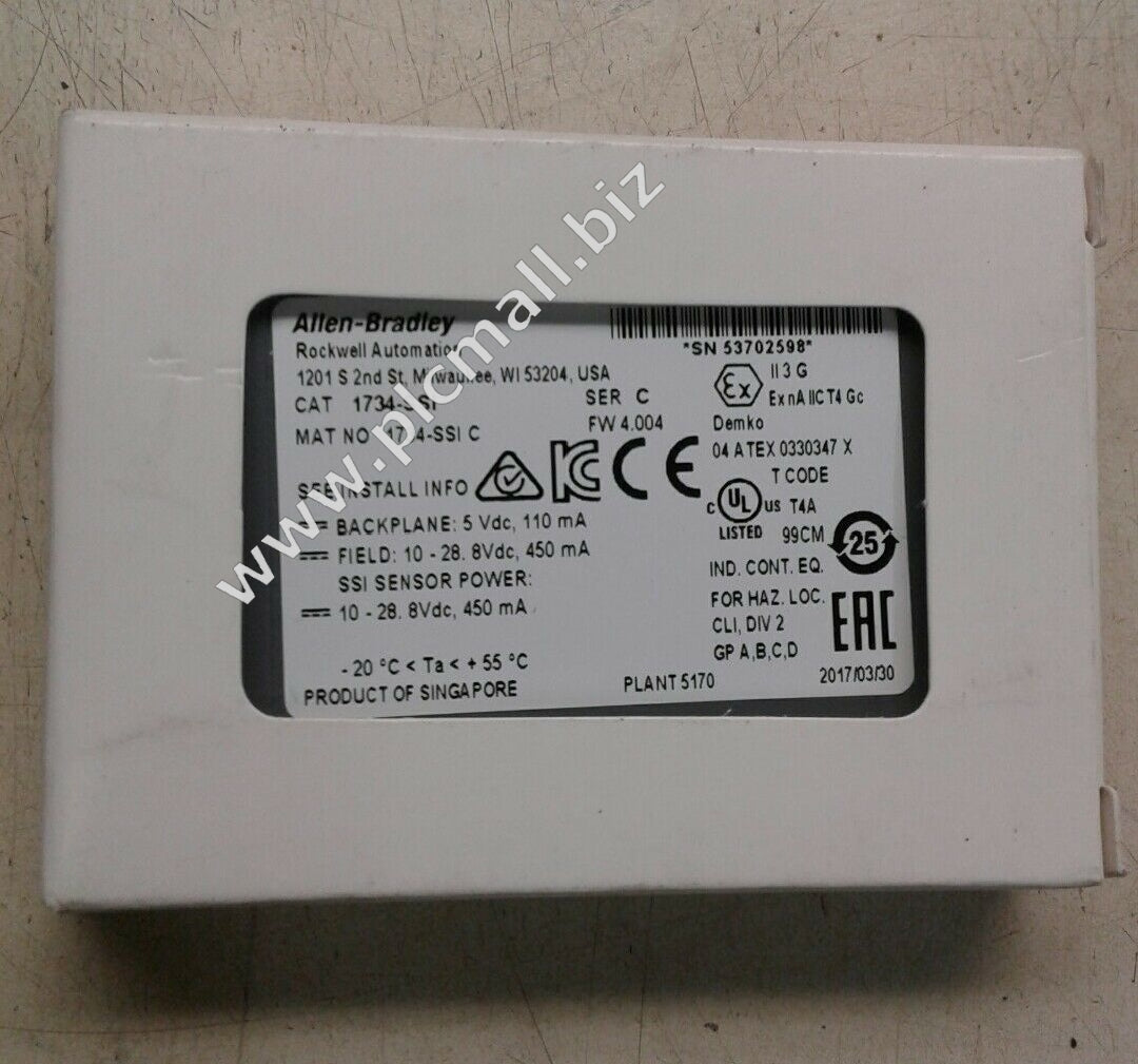 1734-SSI Allen Bradley POINT I/O SSI Encoder Module Brand new Fast shipping