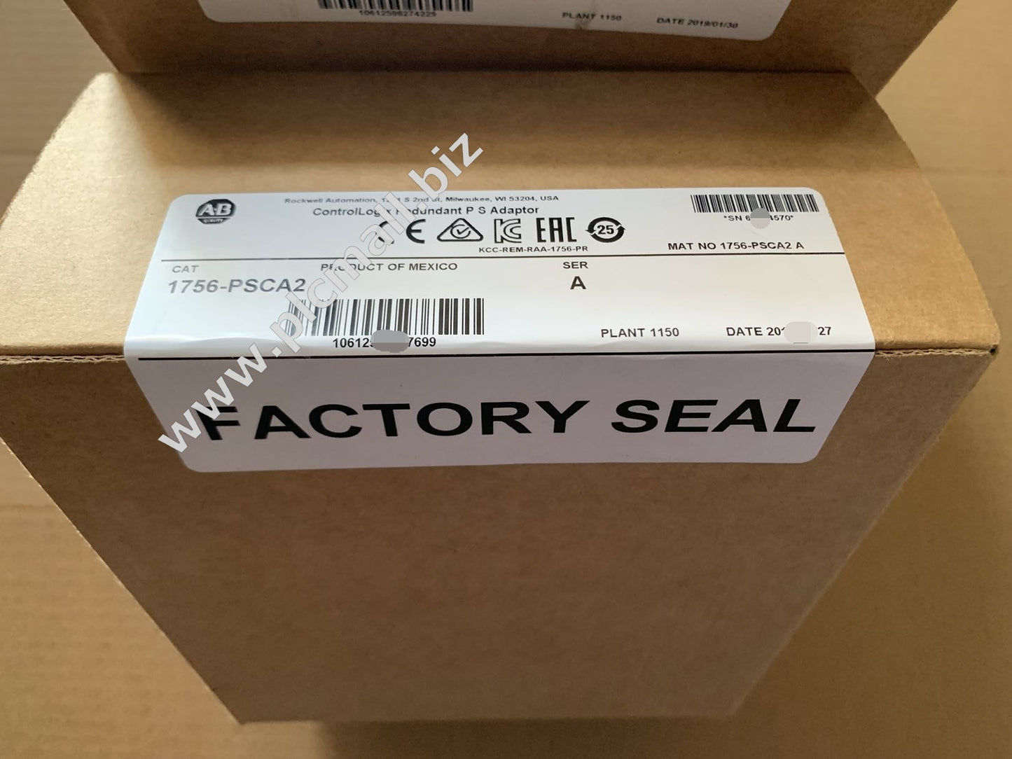 1756-PSCA2 Allen Bradley ControlLogix Redundant P S Adaptor Brand new