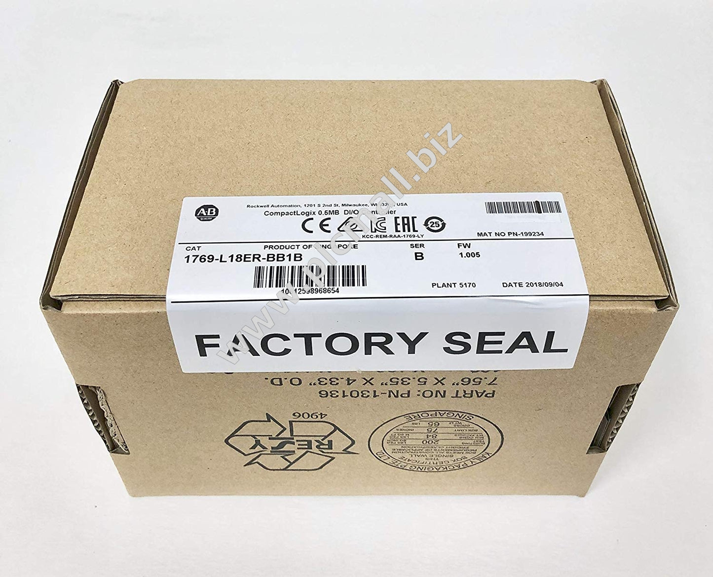 1769-L18ER-BB1B Allen Bradley CompactLogix 0.5MB DI/O Controller Brand new Fast shipping