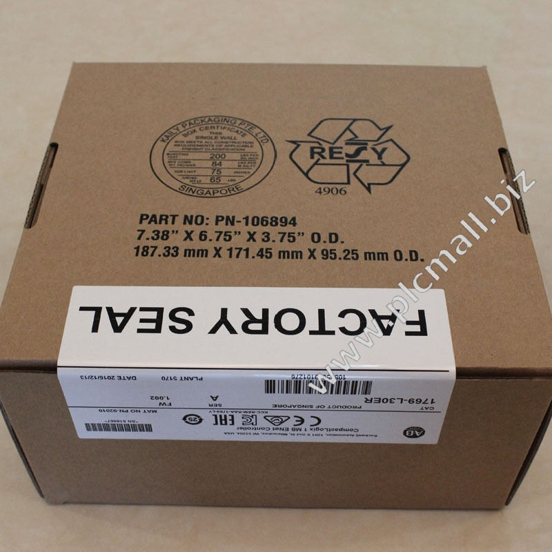 1769-L30ER Allen Bradley Brand new CompactLogix 1 MB ENet Controller Brand new Fast shipping