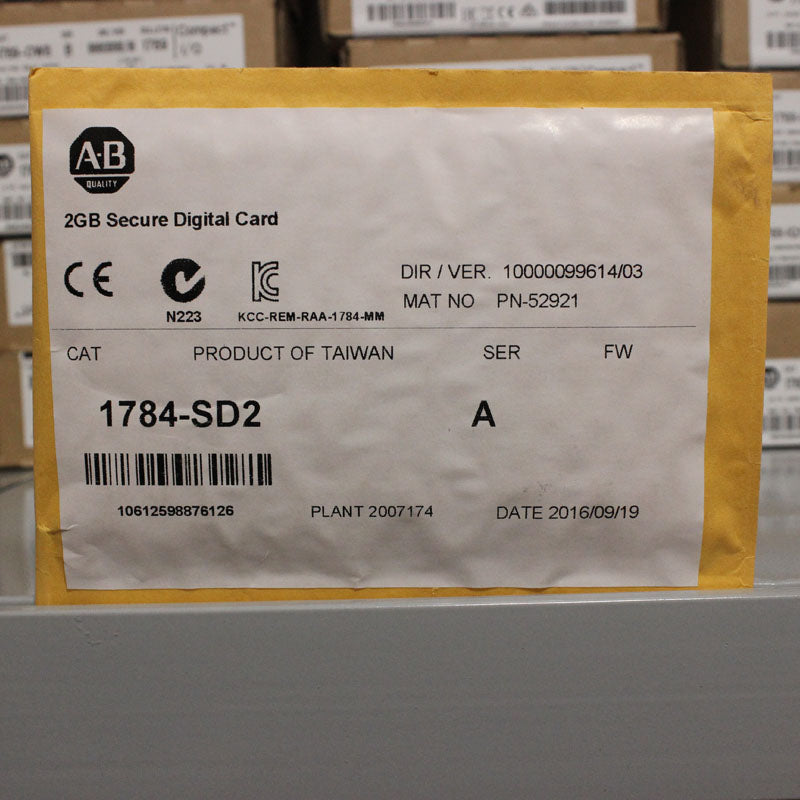 1784-SD2 Allen-Bradley Secure Digital Card Brand New