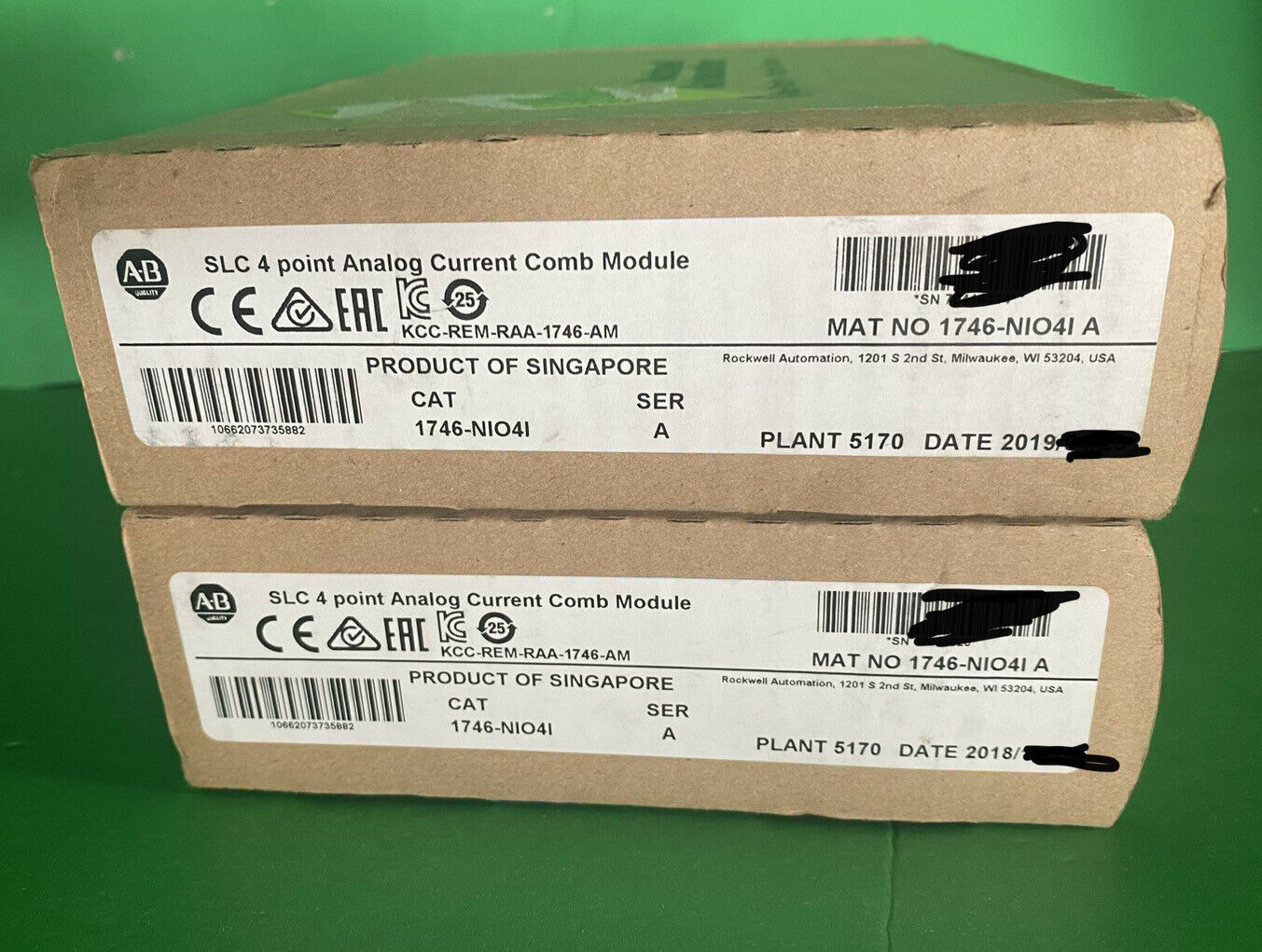 1746-NIO4I Allen-Bradley SLC 4 point Analog Current Comb Module Brand New