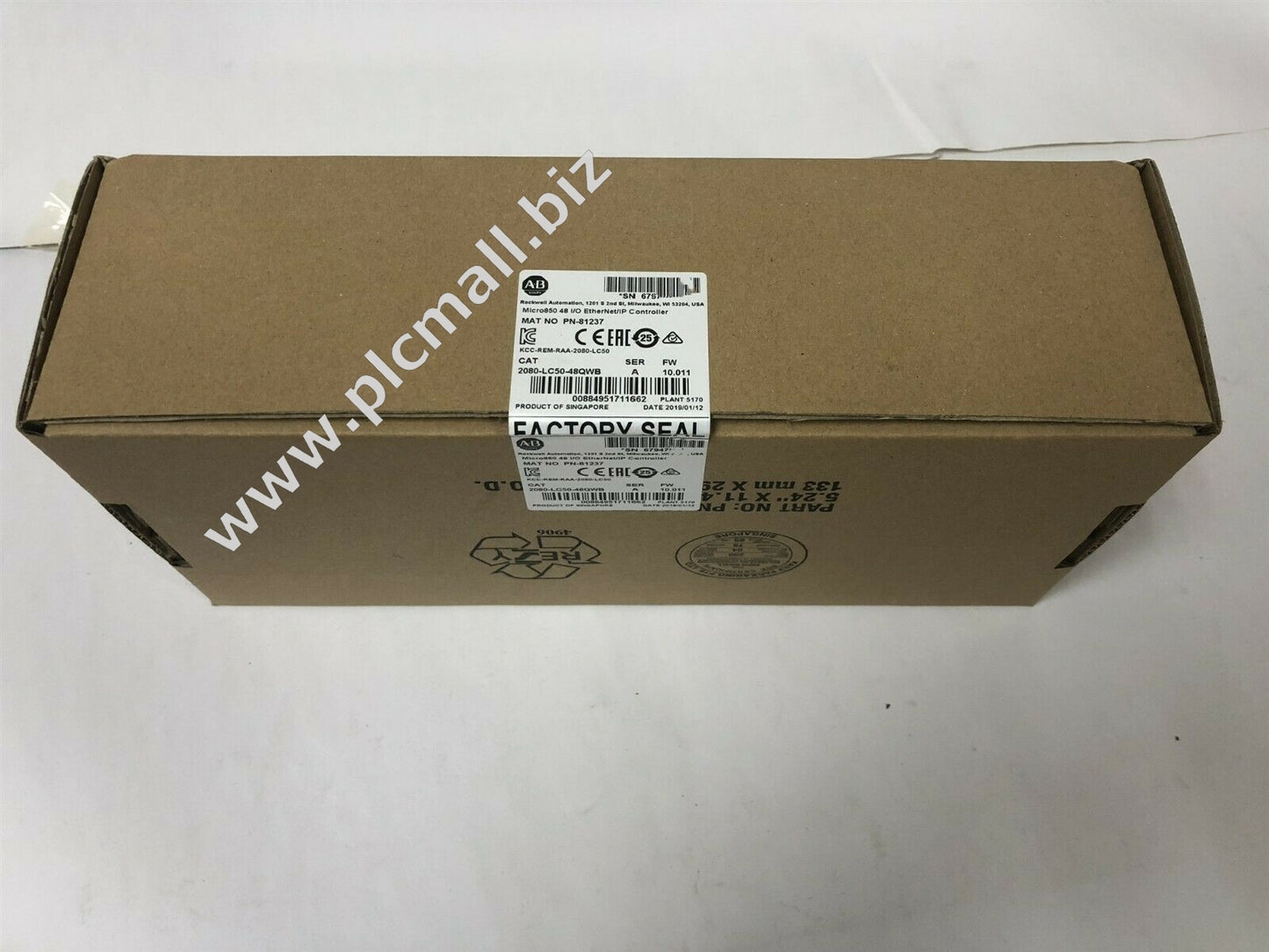 2080-LC50-48QWB Allen Bradley Micro850 48 I/O EtherNet/IP Controller Brand new Fast shipping