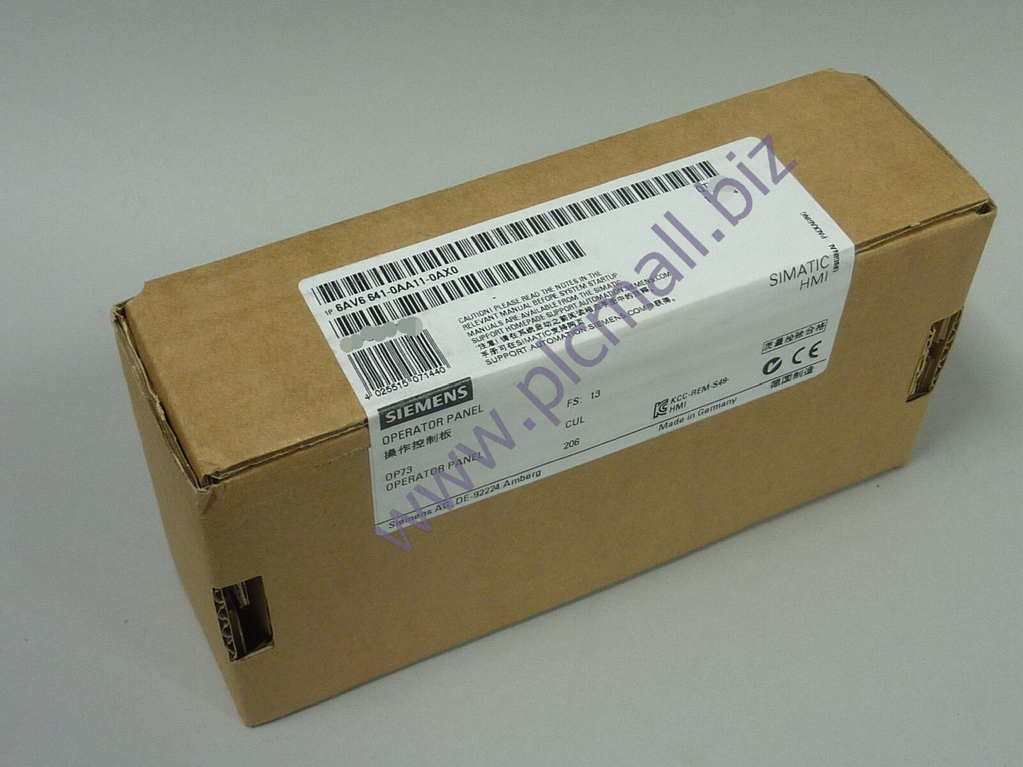 6AV6641-0AA11-0AX0 Siemens SIMATIC OPERATOR PANEL OP 73 3" LC DISPLAY BRAND NEW