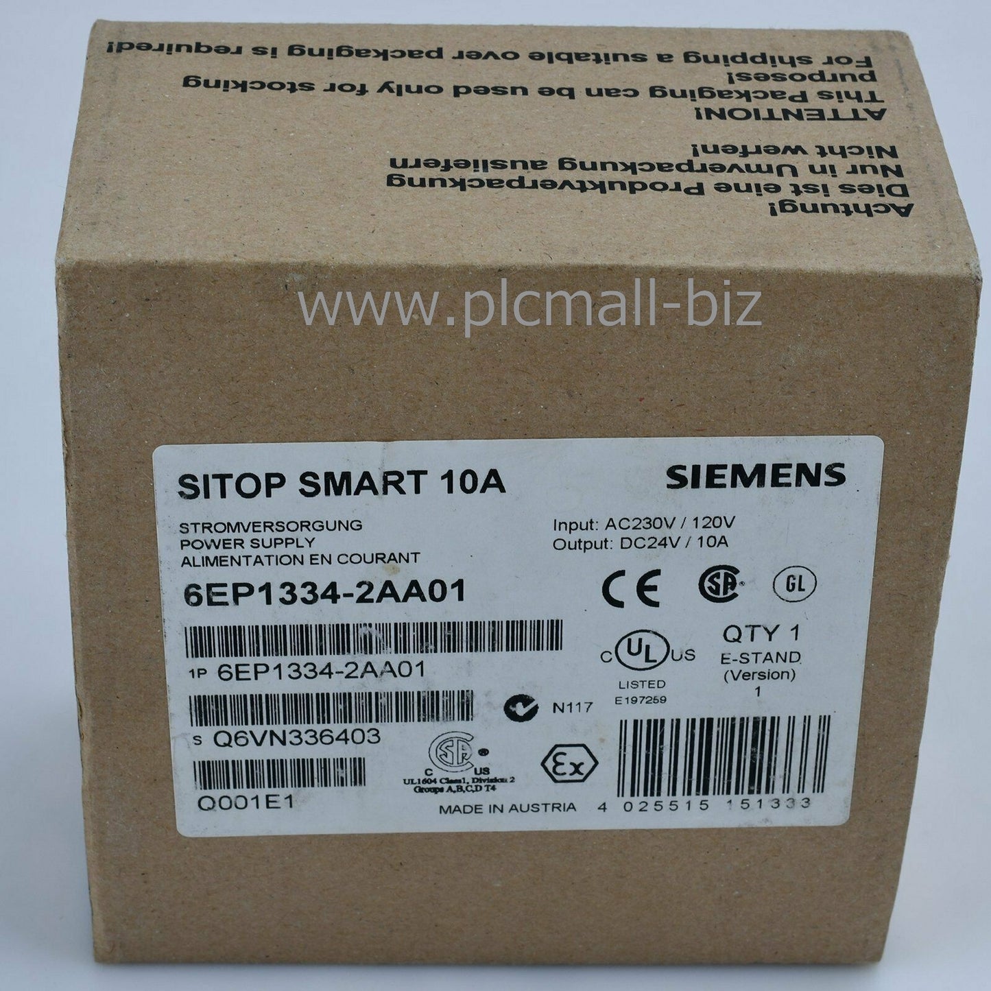 6EP1334-2AA01 Siemens Regulated power supply Brand New