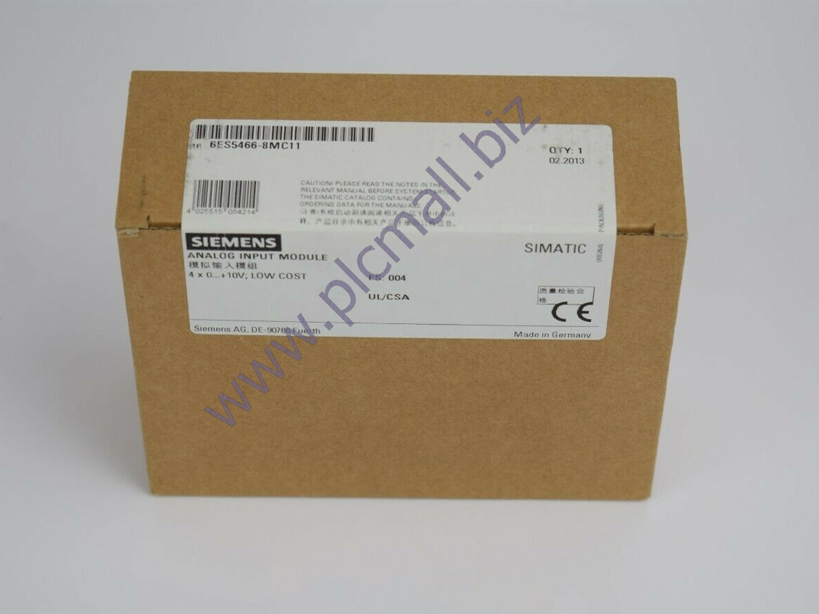 6ES5466-8MC11 Siemens SIMATIC S5 466 ANALOG INPUT MODULE FOR BRAND NEW