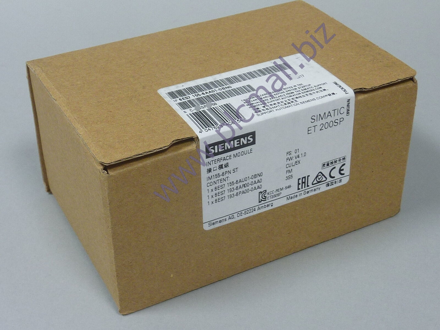 6ES7155-6AA01-0BN0 Siemens SIMATIC ET 200SP, BUNDLE PROFINET IM,BRAND NEW