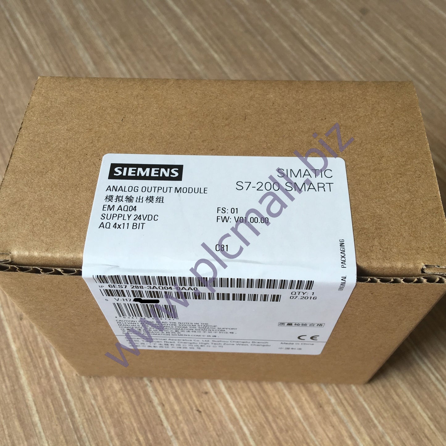 6ES7 288-3AQ04-0AA0 Siemens SIMATIC S7-200 SMART, Analog output SM AQ04 BRAND NEW