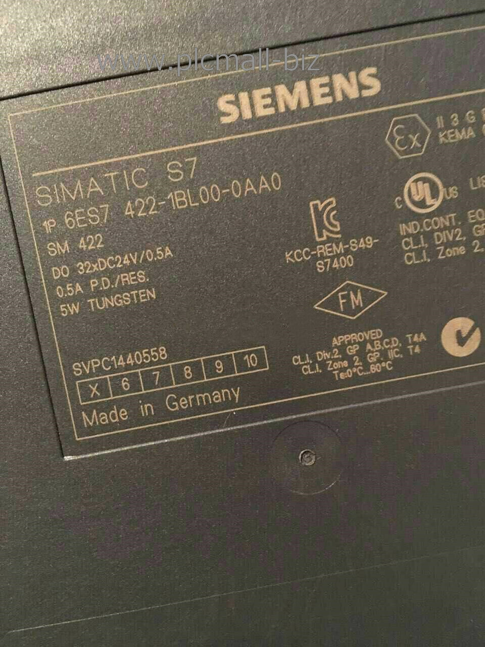 6ES7 422-1BL00-0AA0 Siemens Digital output module Brand new