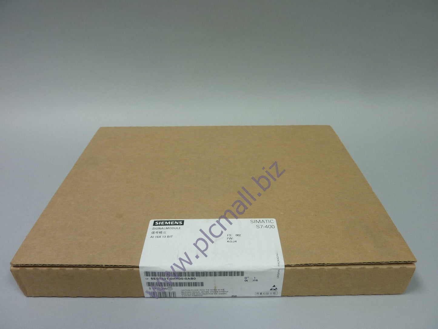 6ES7431-0HH00-0AB0 Siemens SIMATIC S7-400, analog input SM 431 BRAND NEW