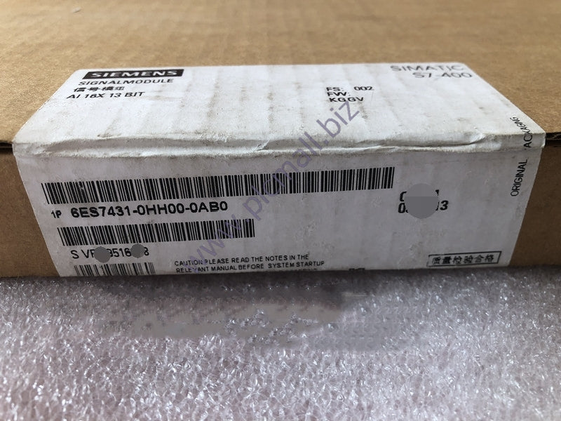 6ES7431-0HH00-0AB0 Siemens SIMATIC S7-400, analog input SM 431 BRAND NEW