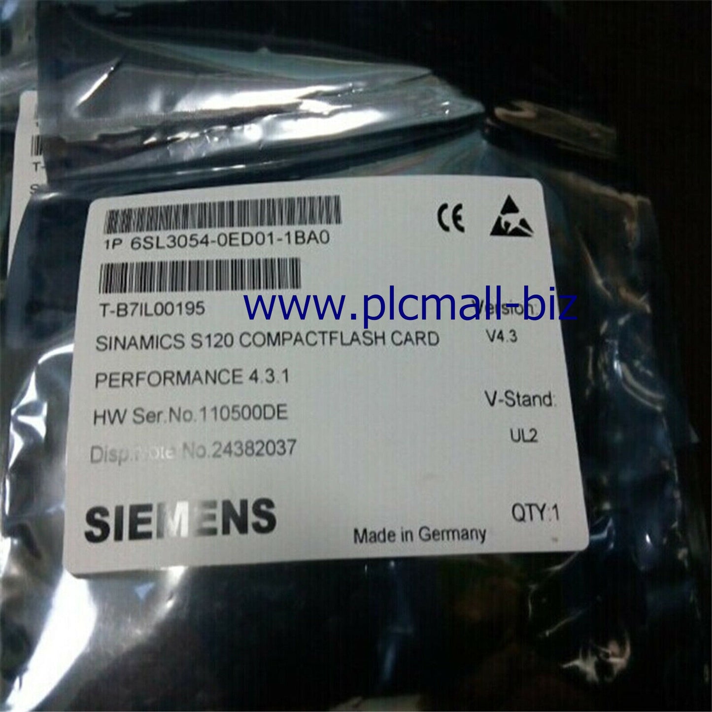 6SL3054-0ED01-1BA0 Siemen S120 memory car Brand New