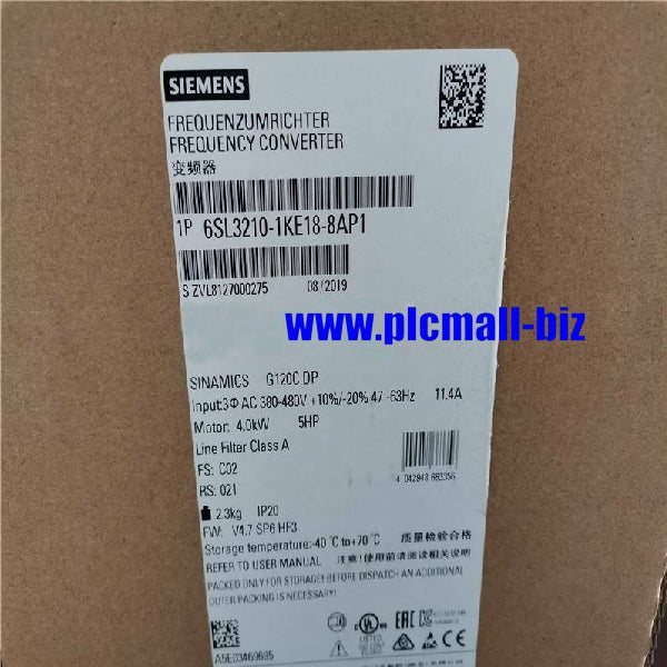 6SL3210-1KE18-8AP1 SIEMENS Inverter 90KW 380-480V Brand New