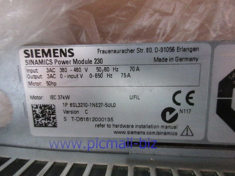 6SL3210-1NE27-5UL0 Siemens Power module Brand New