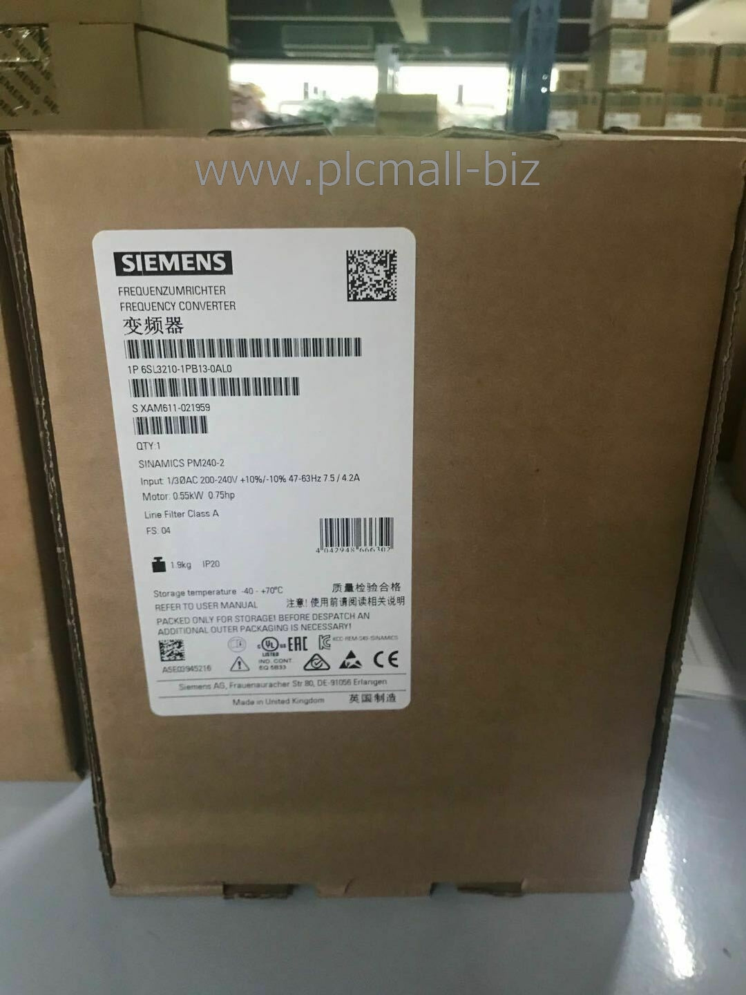 6SL3210-1PB13-0AL0 Siemens Power module Brand new