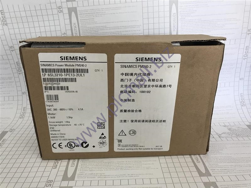 6SL3210-1PE13-2UL1 Siemens SINAMICS POWER MODULE PM240-2 BRAND NEW