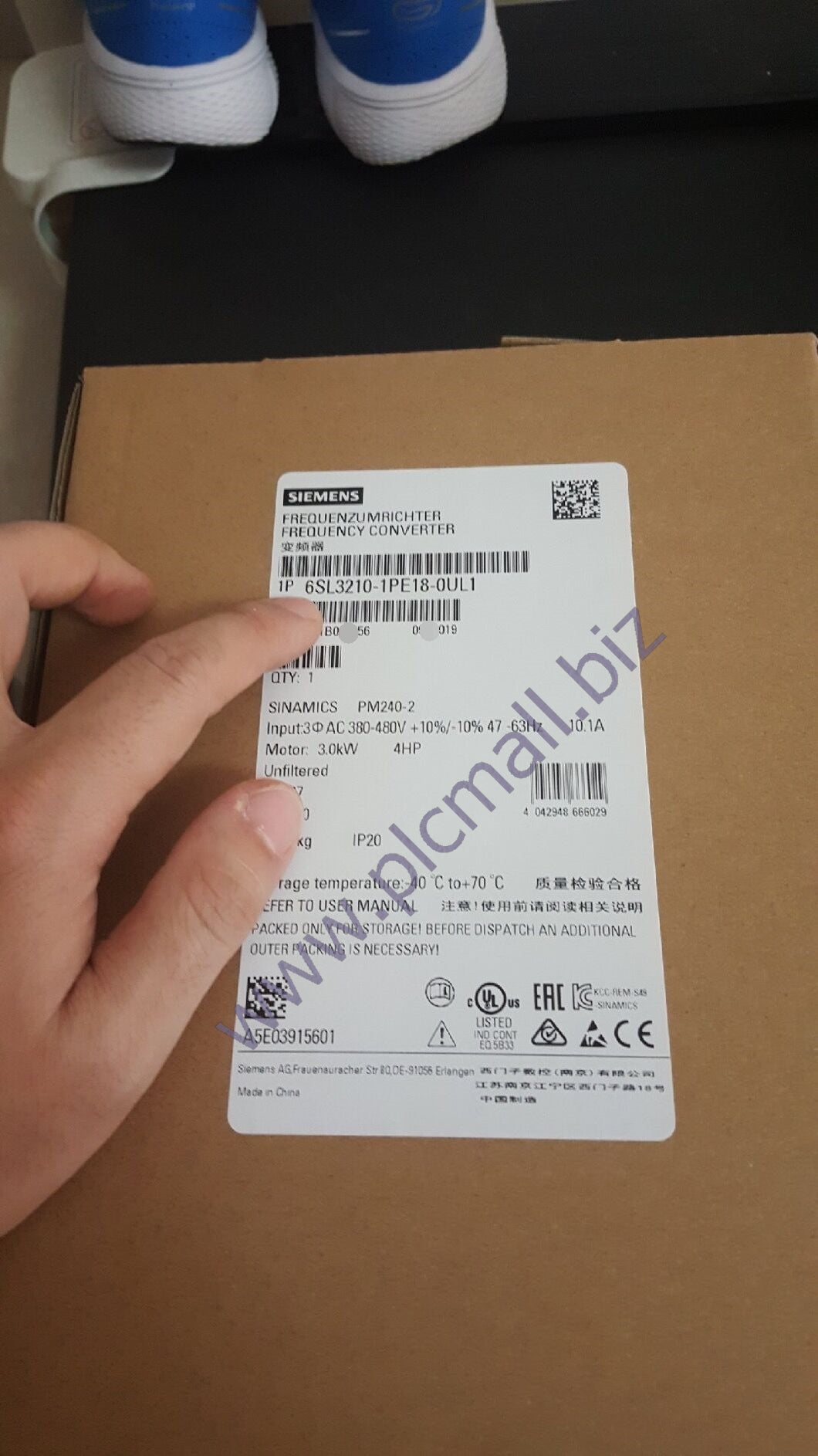 6SL3210-1PE18-0UL1 Siemens POWER MODULE PM240-2 BRAND NEW