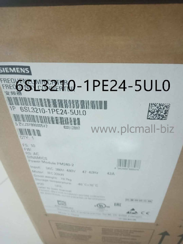 6SL3210-1PE24-5UL0 Siemens frequency converter Brand new