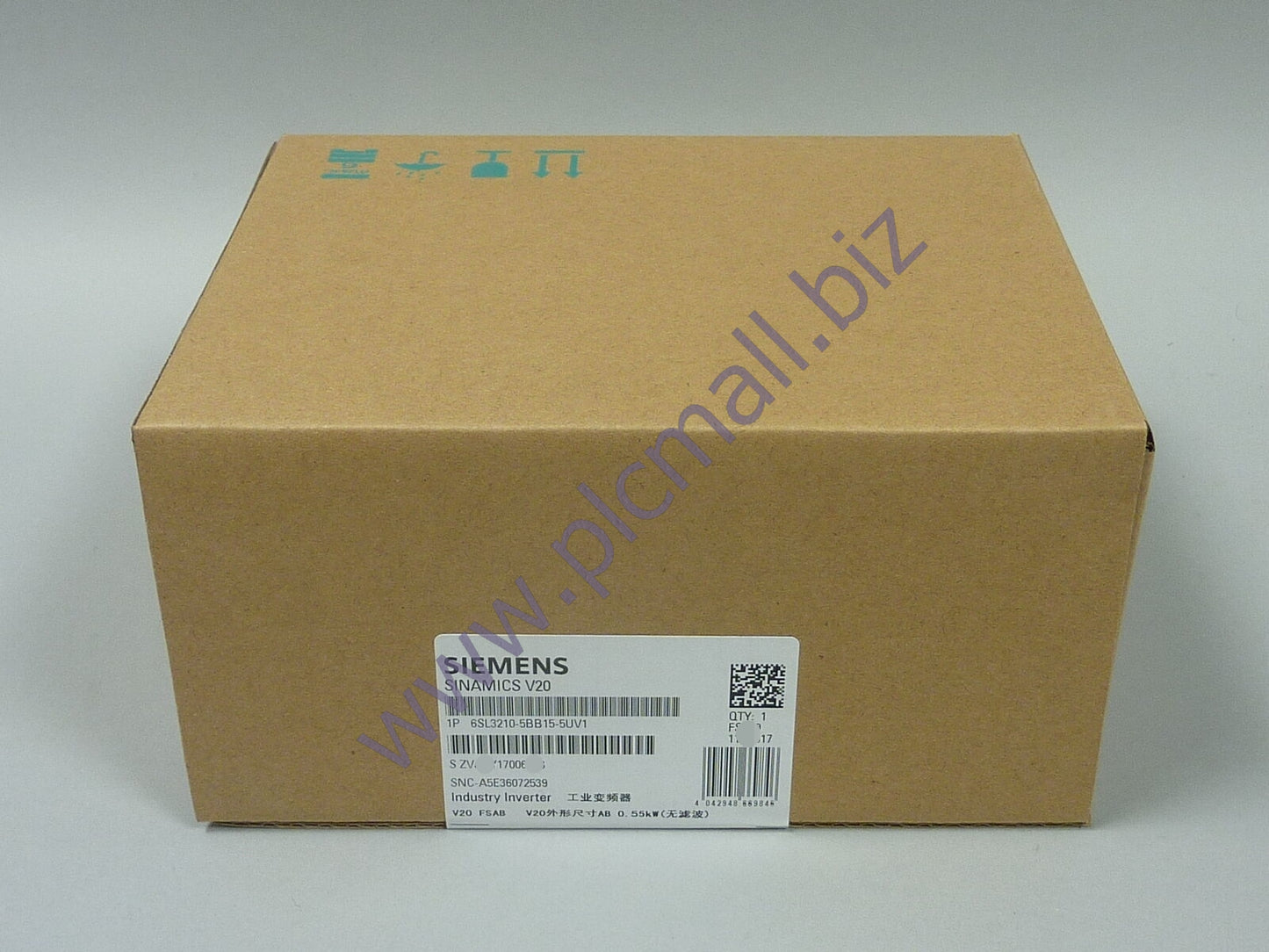 6SL3210-5BB15-5UV1 Siemens SINAMICS V20 BRAND NEW