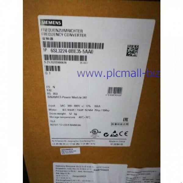 6SL3224-0BE35-5AA0 Siemens Power module Brand New
