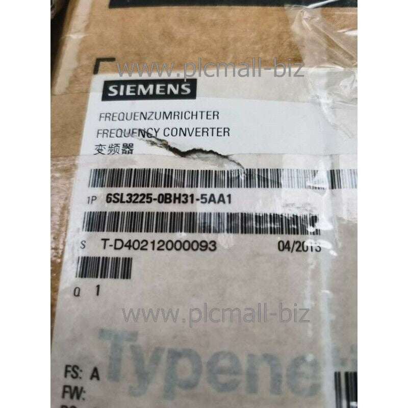 6SL3225-0BH31-5AA1 Siemens Inverter Brand New