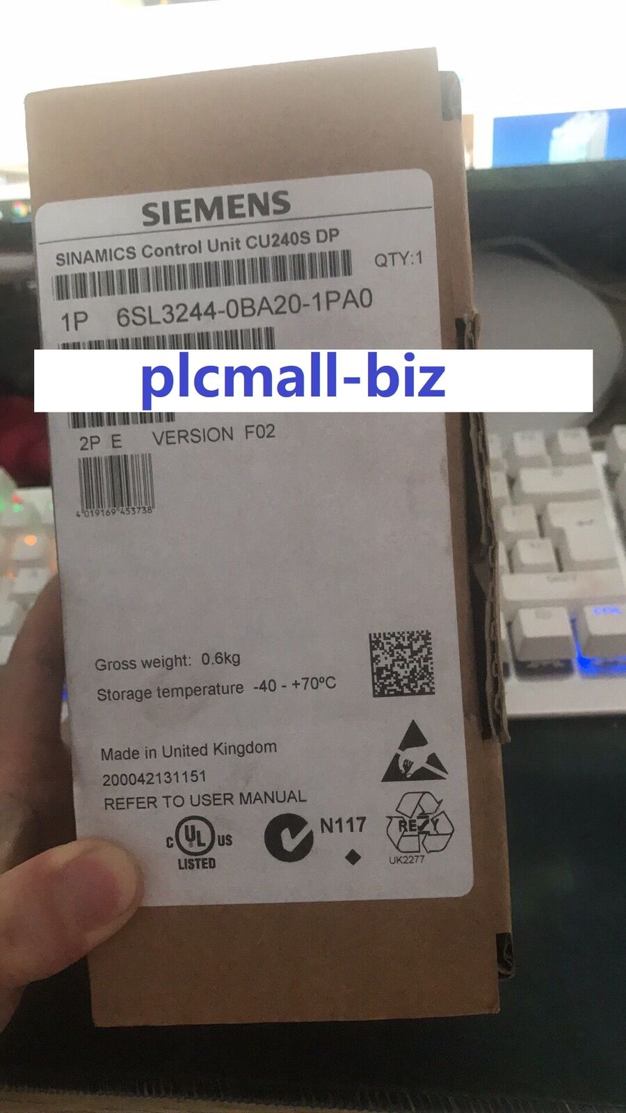 6SL3244-0BA20-1PA0 Siemens G120 control unit Brand new