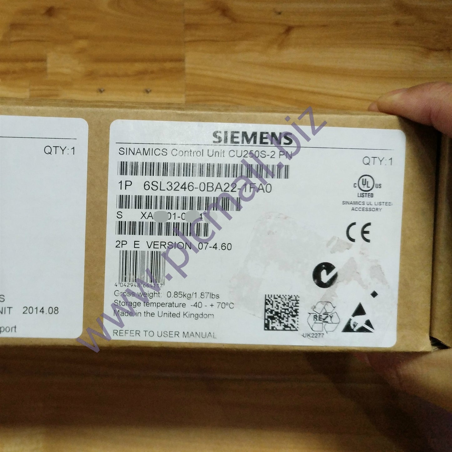 6SL3246-0BA22-1FA0 Siemens SINAMICS G120 CONTROL UNIT CU250S-2 PN BRAND NEW