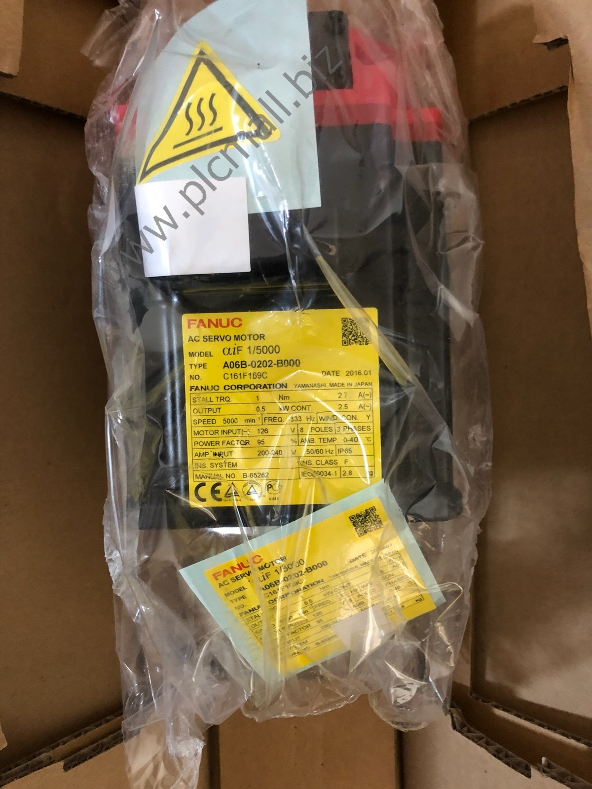 A06B-0202-B000 Fanuc servo motor aiF 1/5000 New in box