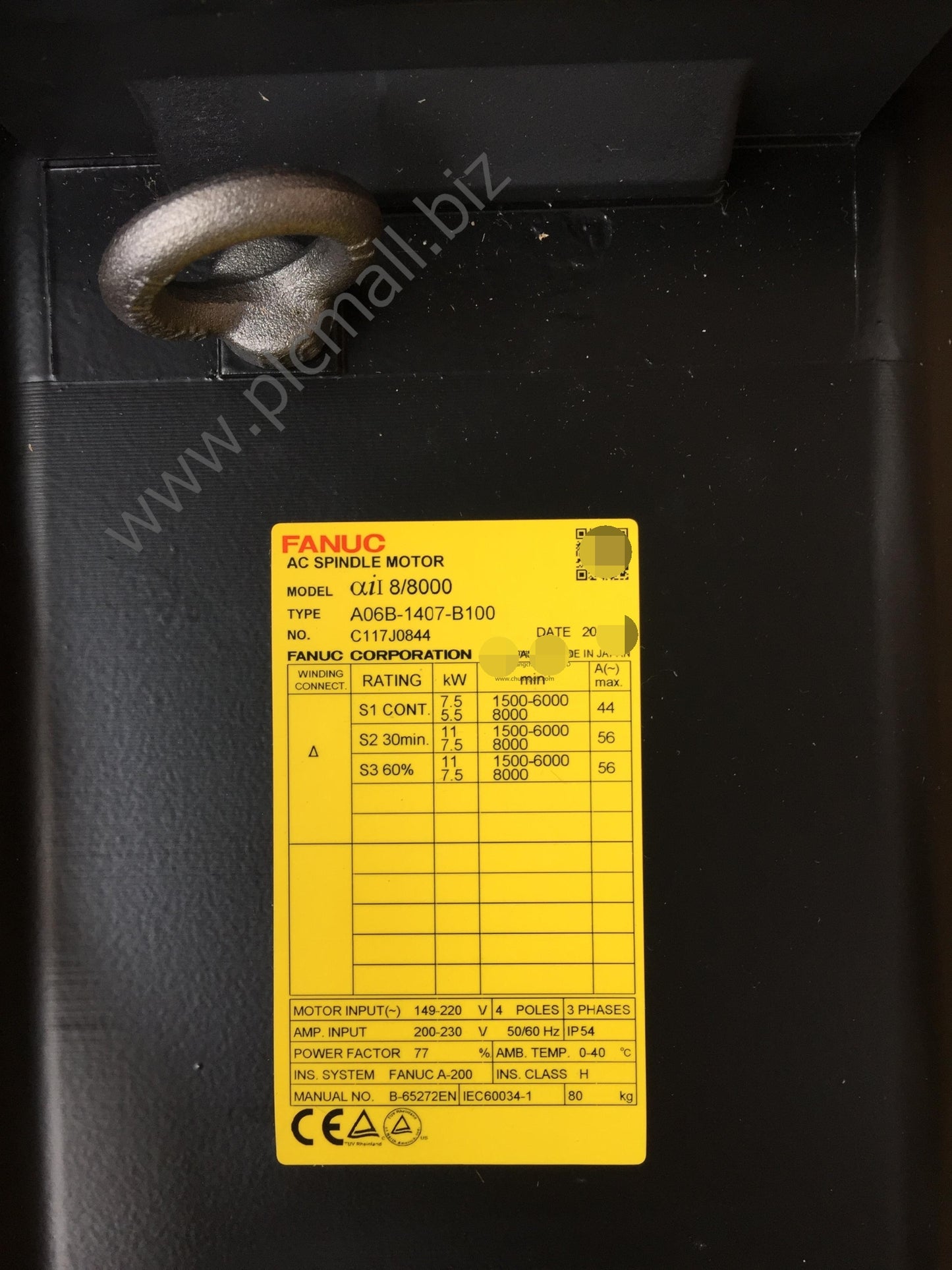 A06B-1407-B100 Fanuc servo motor aiI 8/8000 New in box