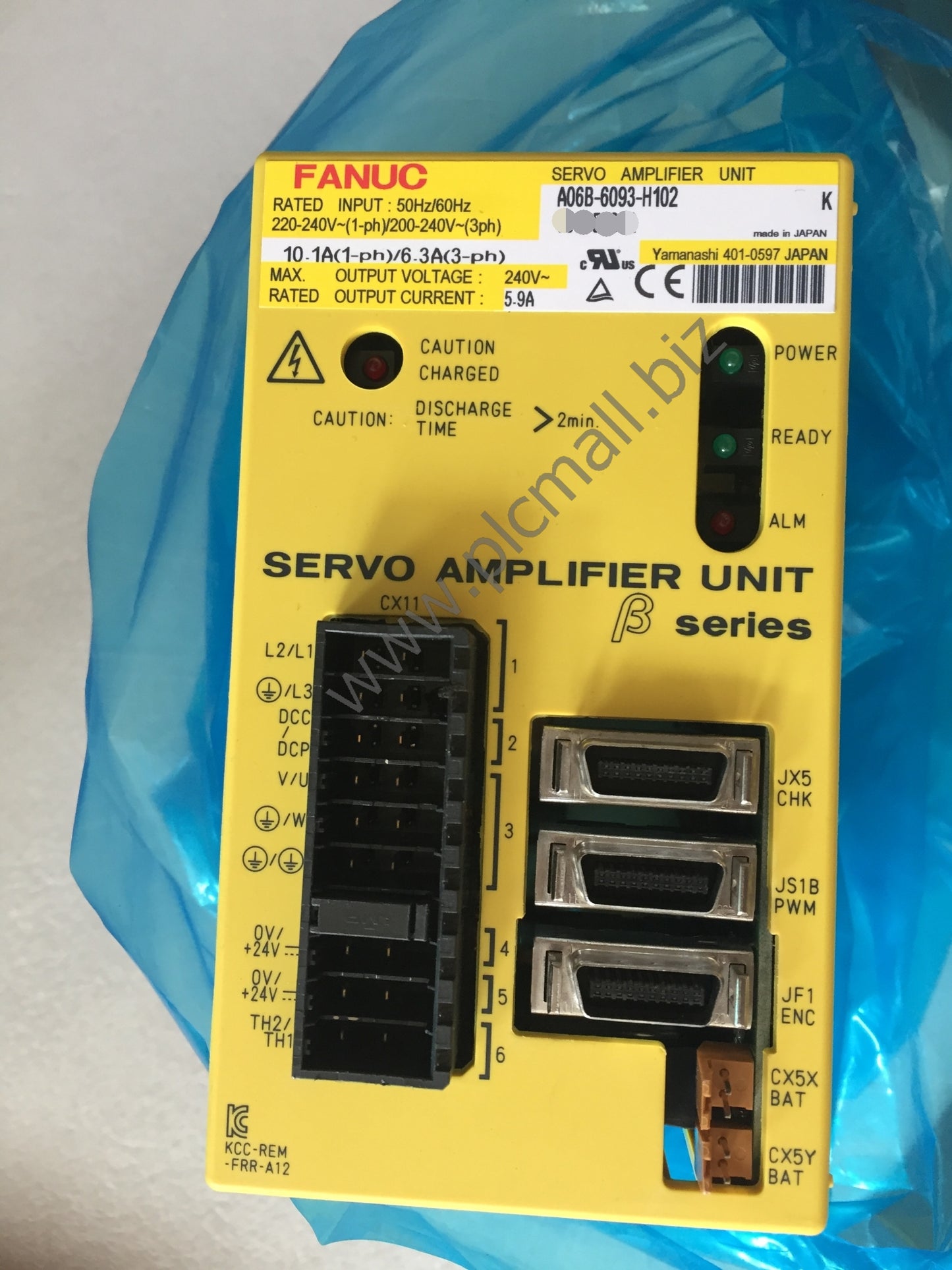 A06B-6093-H102 Fanuc Servo drive SERVO AMPLIFIER UNIT New in box
