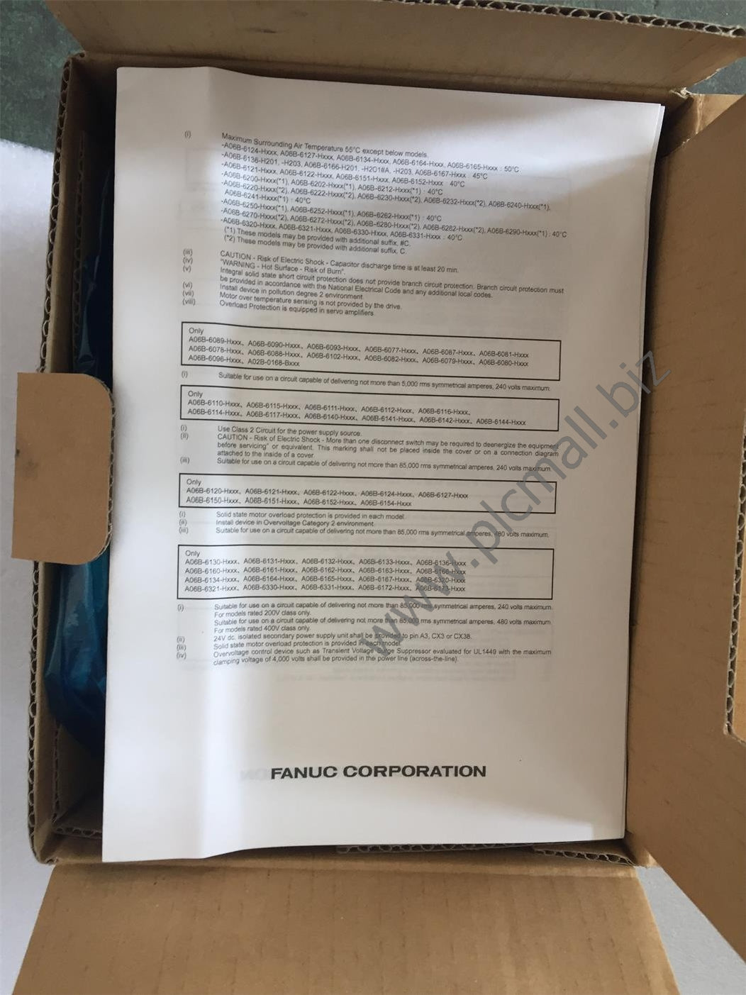 A06B-6093-H102 Fanuc Servo drive SERVO AMPLIFIER UNIT New in box