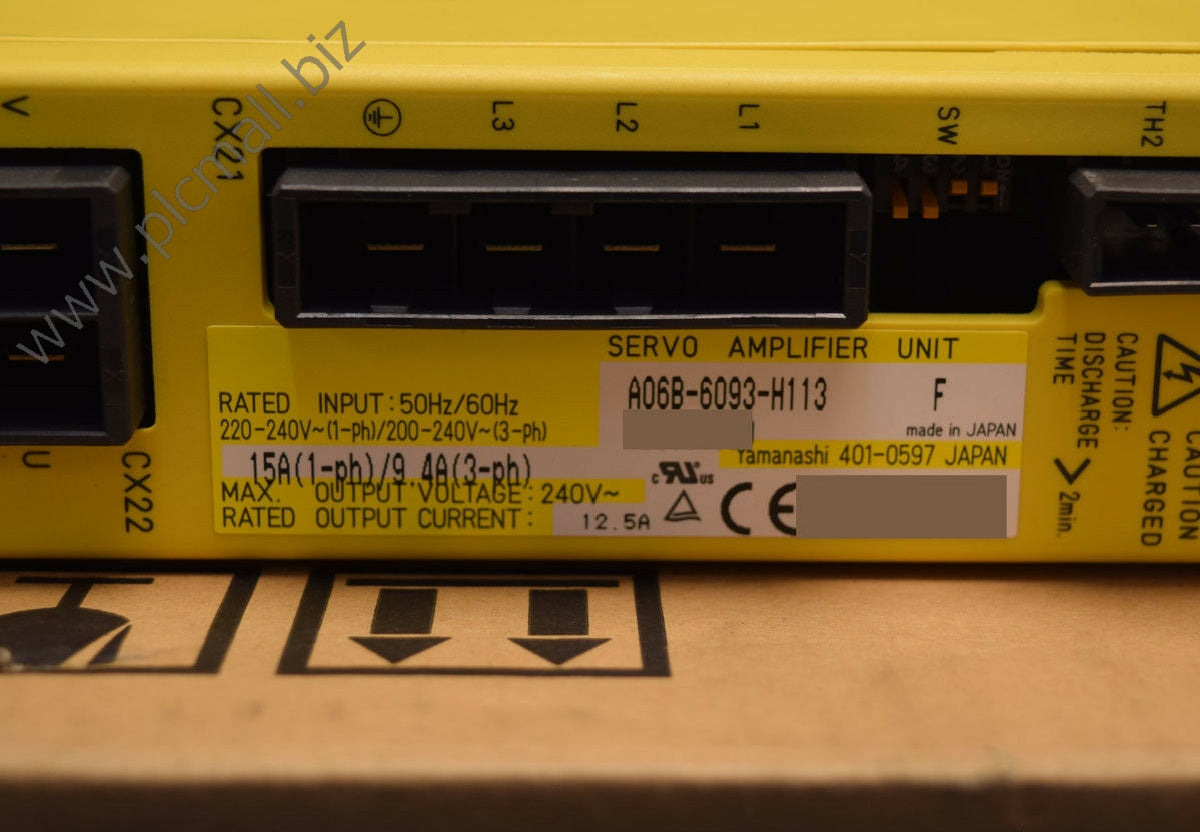 A06B-6093-H113 Fanuc Servo drive Amplifier 240V New in box