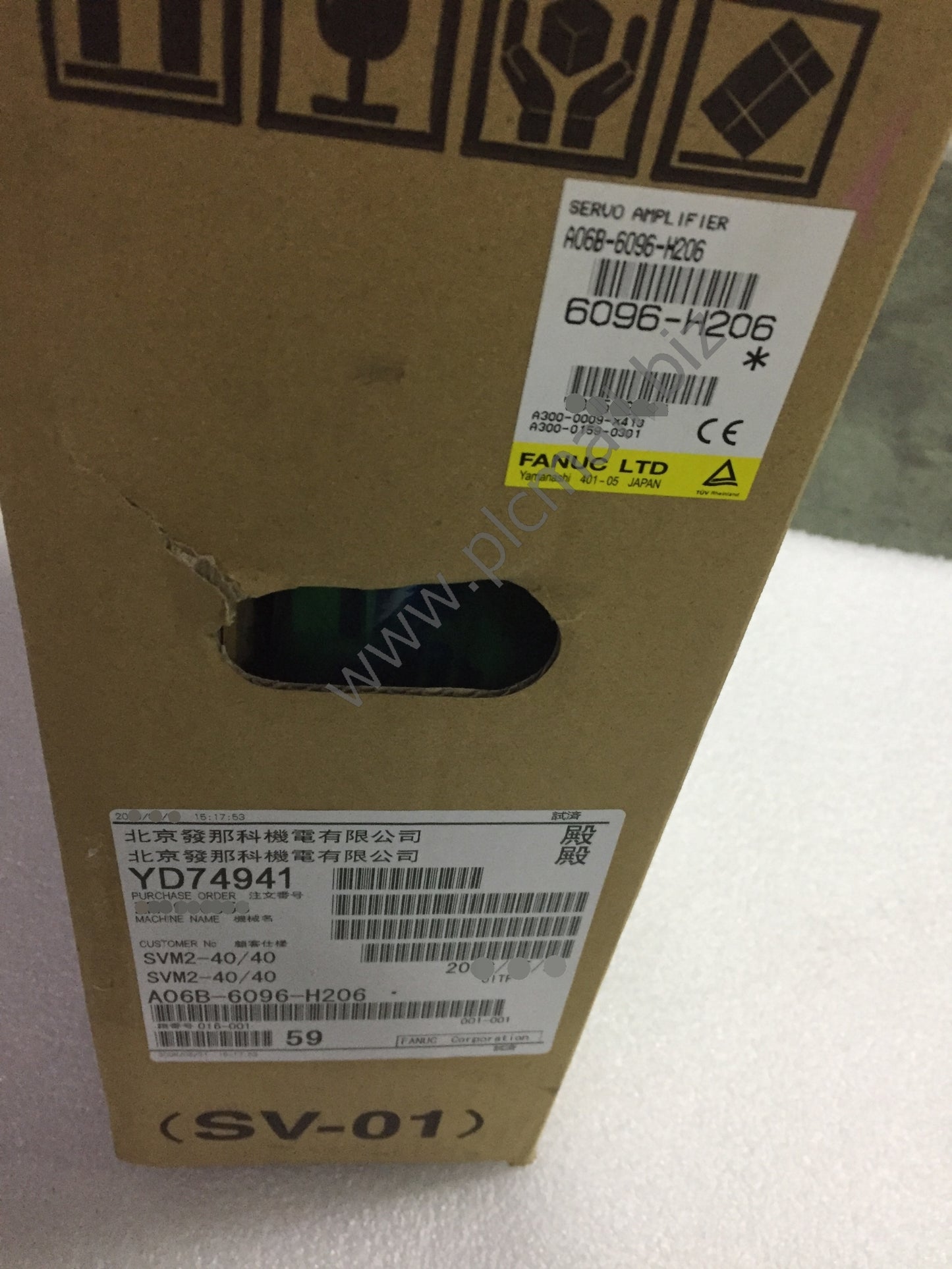 A06B-6096-H206 Fanuc Servo drive Amplifier 5.3KW 230V New in box