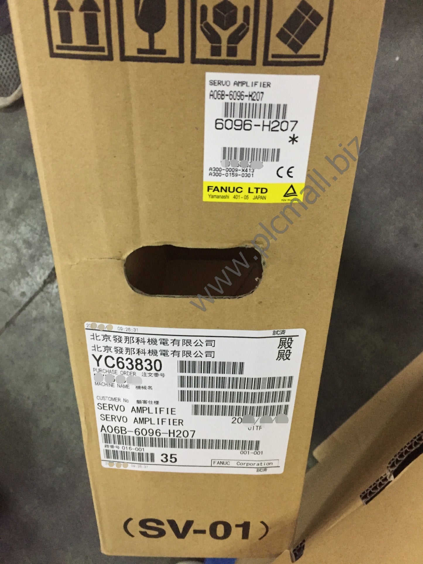 A06B-6096-H207 Fanuc Servo drive Amplifier 8.5KW 230V New in box