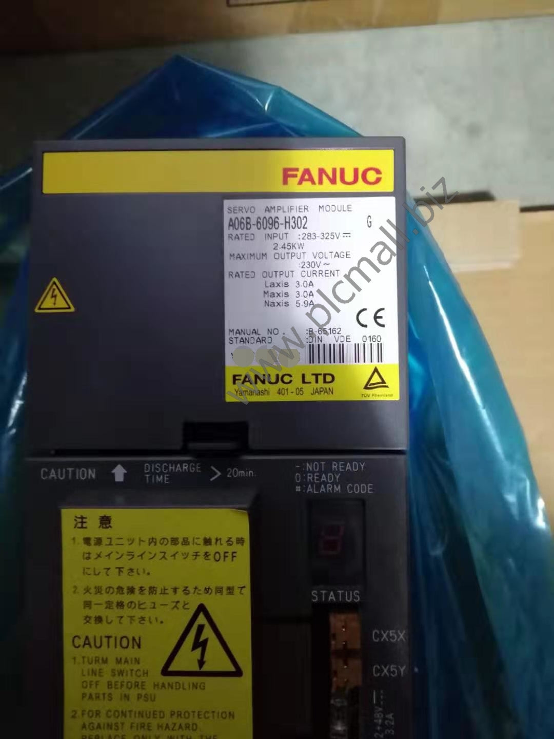 A06B-6096-H302 Fanuc Servo drive Amplifier 2.45KW 230V New in box