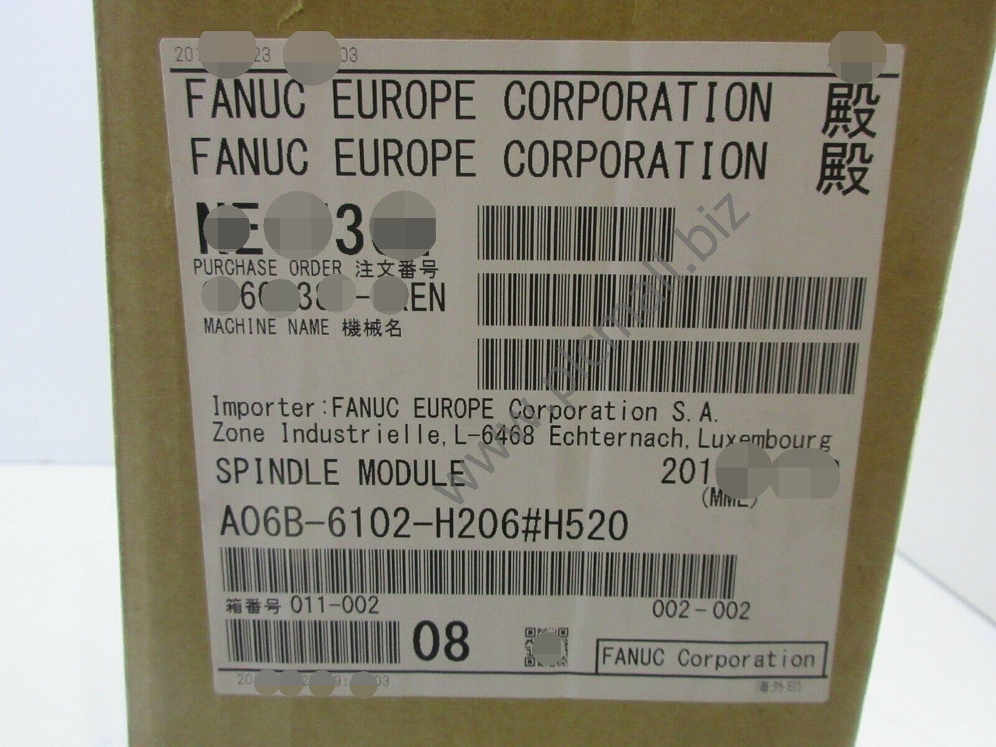 A06B-6102-H206#H520 Fanuc Servo drive Amplifier SPINDLE MODULE New in box
