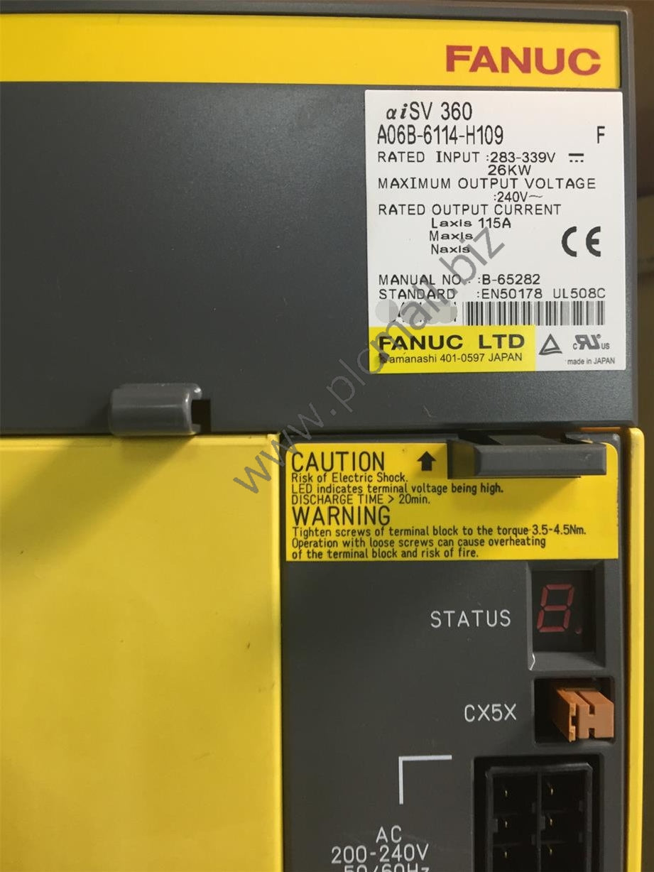 A06B-6114-H109 Fanuc Servo drive Amplifier 26KW 240V aiSV 360 New in box
