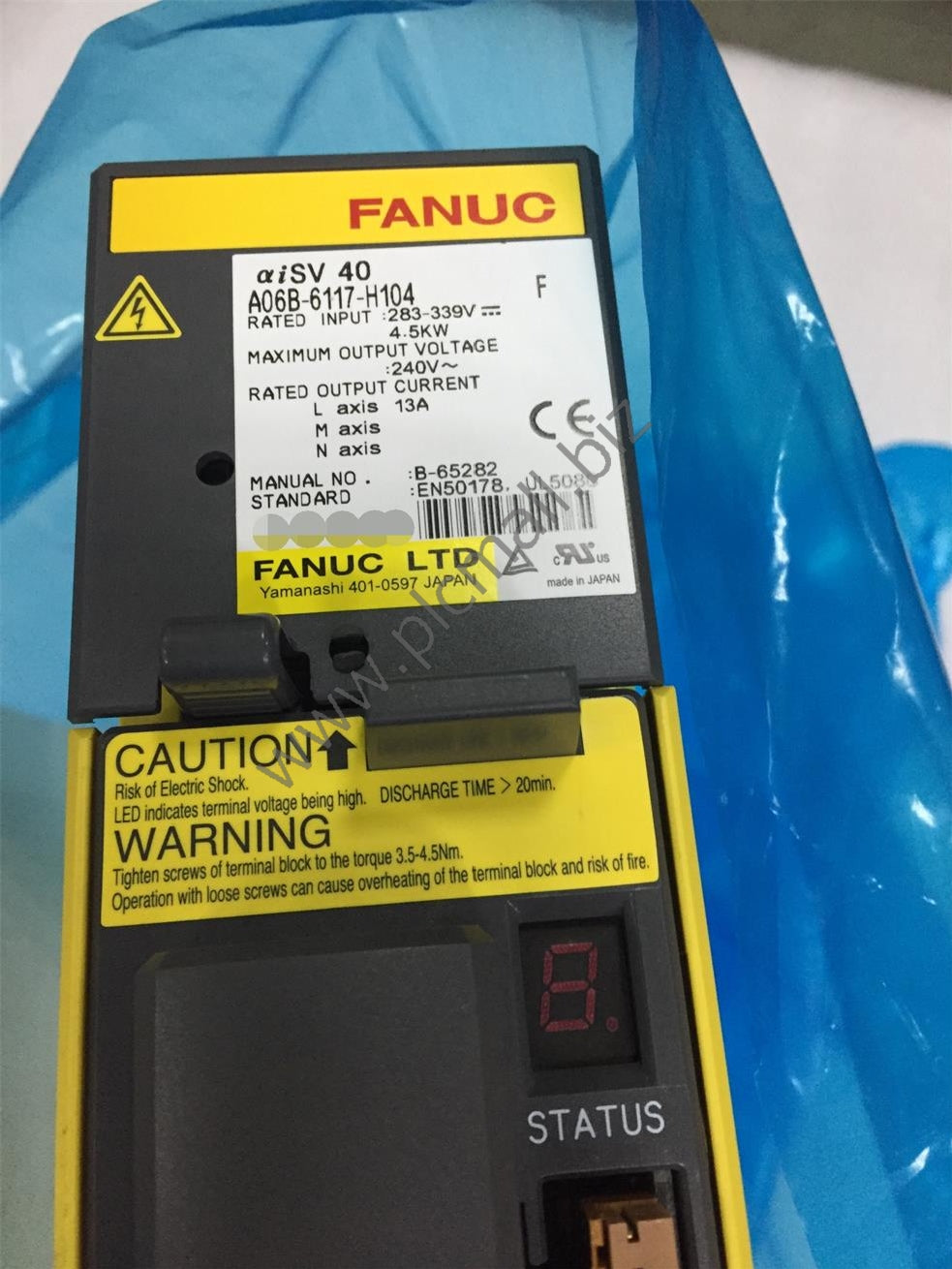 A06B-6117-H104 Fanuc Servo drive Amplifier 4.5KW 240V aiSV 40 New in box