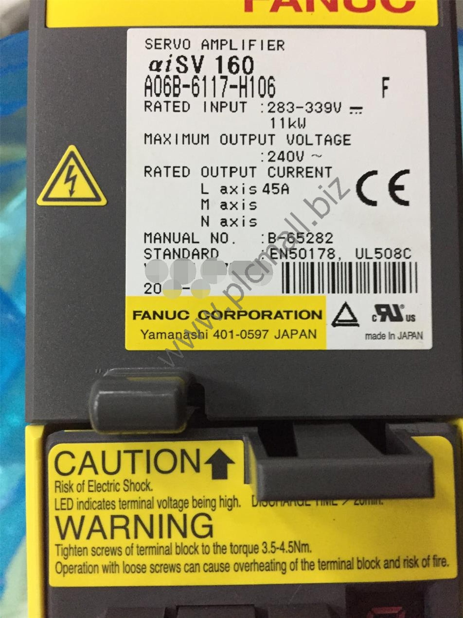 A06B-6117-H106 Fanuc Servo drive Amplifier 11KW 240V aiSV 160 New in box