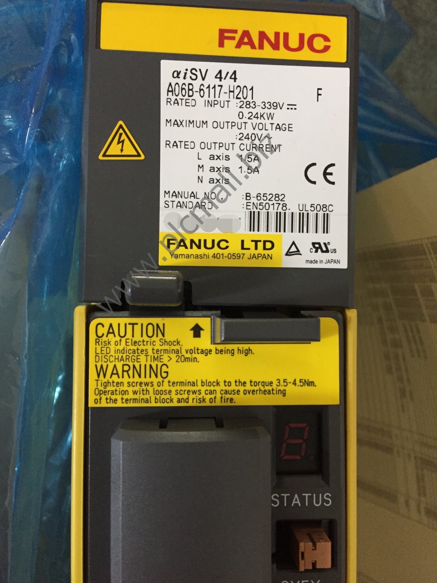 A06B-6117-H201 Fanuc Servo drive Amplifier 0.24KW 240V aiSV 4/4 New in box