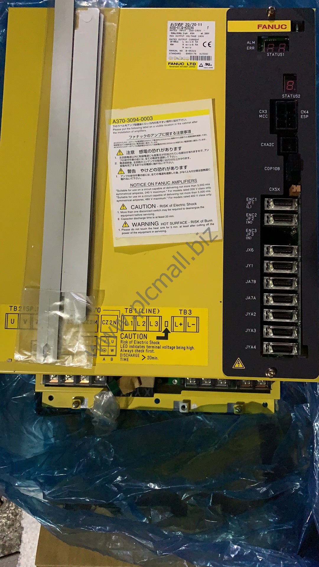 A06B-6134-H202#A Fanuc Servo drive Amplifier BISVSP 20/20-11 New in box