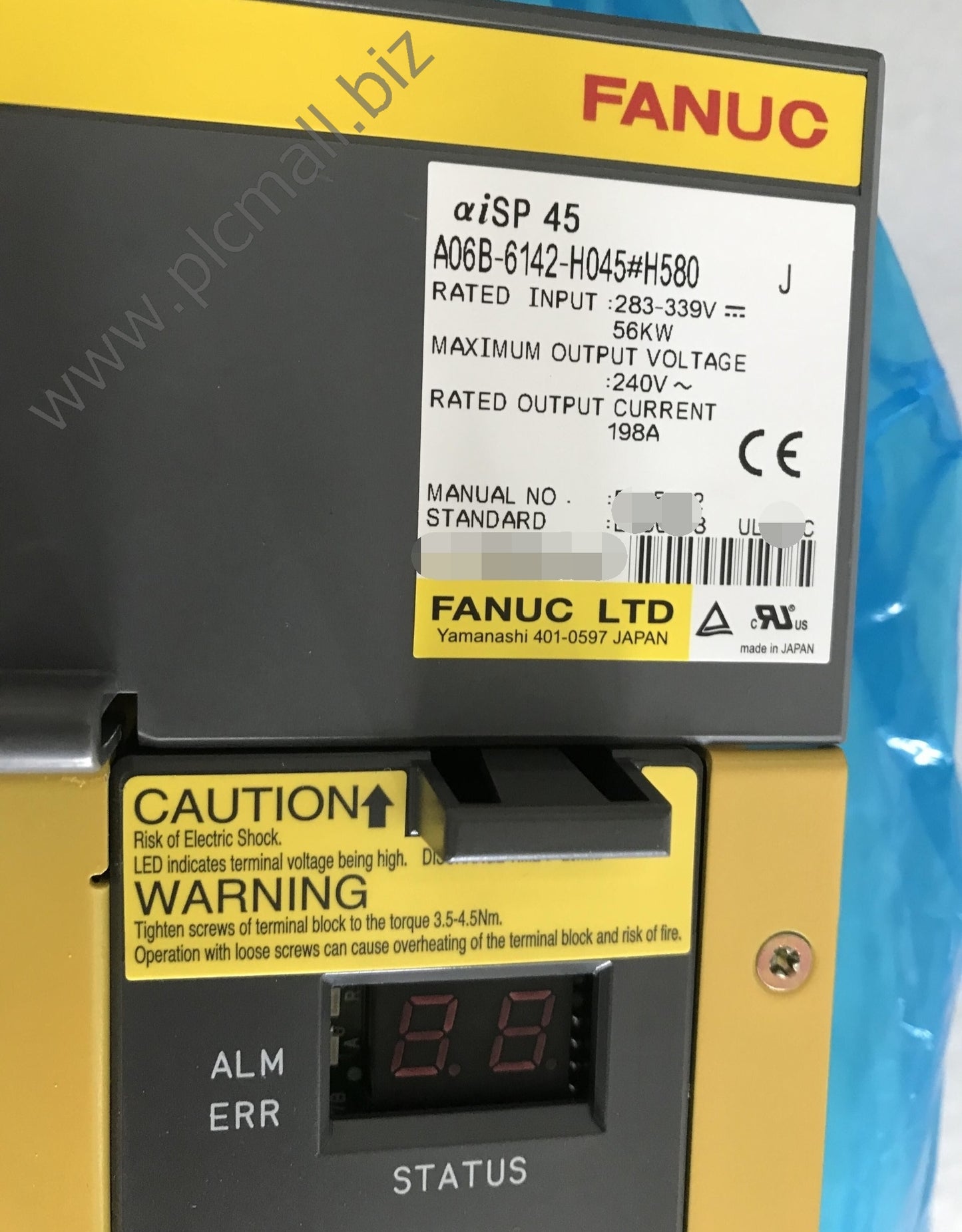 A06B-6142-H045#H580 Fanuc Servo drive Amplifier aiSP 45 New in box
